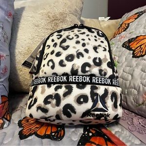 NWT Reebok Rose Mini Backpack. Animal print.